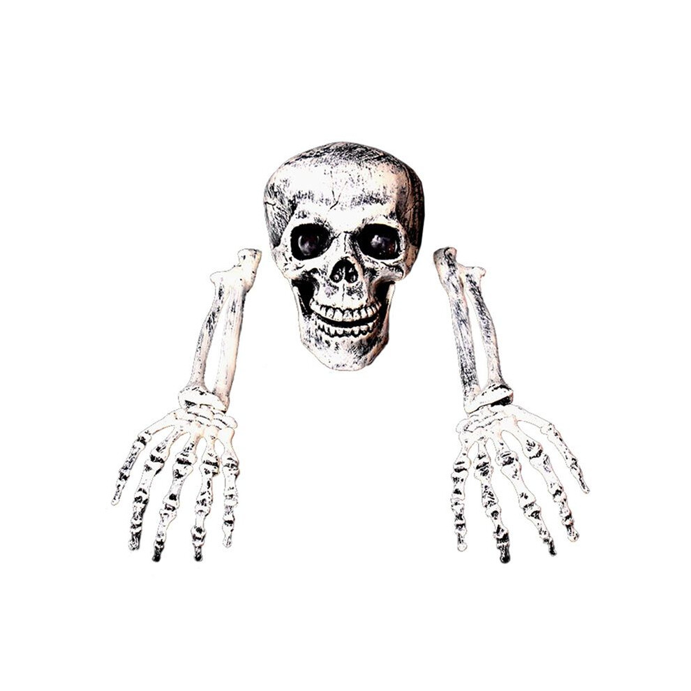 Semoic Realistic Skeleton Stakes Halloween Decorations For Lawn Stakes Garden Skeleton Haunted House Horror Props