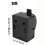 2pcs QP2-4R7 Start Relay Refrigerator PTC Ohm 1 Pin 6