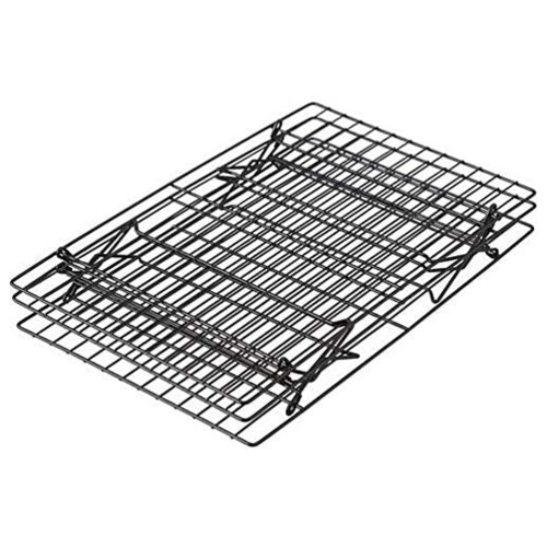 Grade 3Tier Cooling Rack Stackable Cooling Racks for Cookies Thick-Wire Kitchen Baking Rack Legs 2