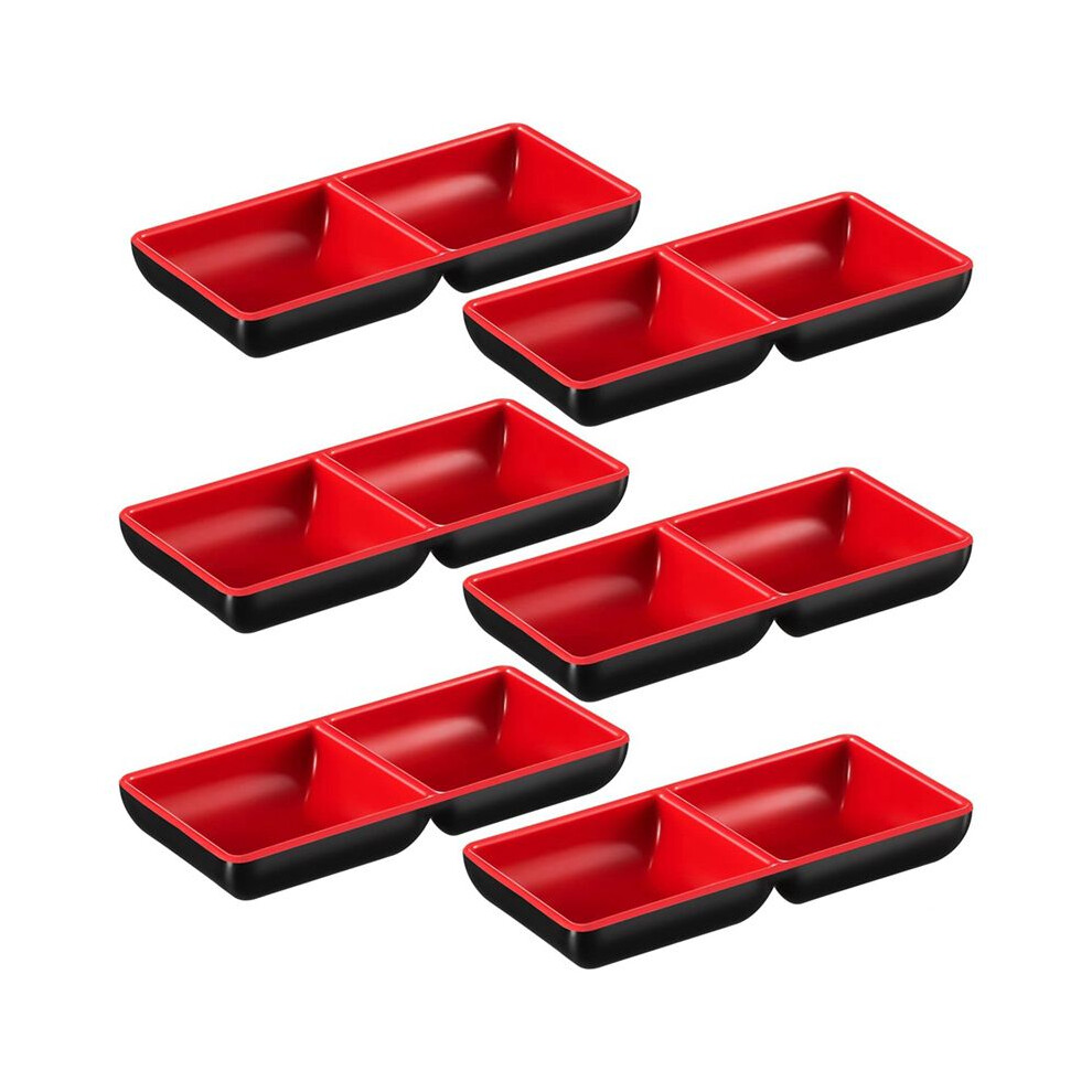 Semoic 6Pcs Small Barbecue Sauce Dishes, Sauce Dishes, Condiment Dishes, Pickle Dishes, Vinegar Dishes And Soy Sauce Dishes