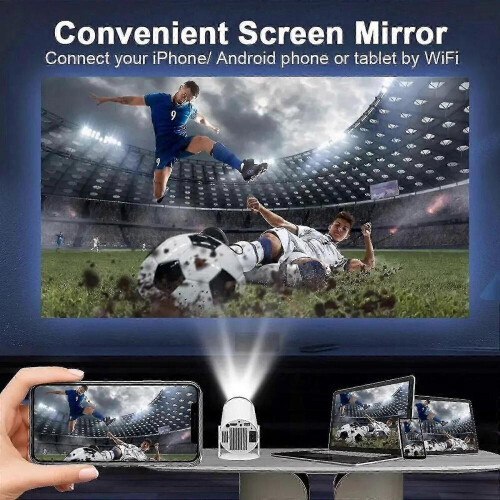 5g 4k Projector Smart Hd Led Wifi Bluetooth Hdmi. Usb Android Office Home Theater 1