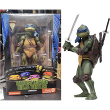 (Orange Turban) Teenage Mutant Ninja Turtles 1990 Movie TMNT Exclusive 7-Inch Action Figure Collectible Toy