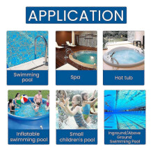 Pool Chlorine Tablets: Effervescent Water Cleaner, Algae Remover, and Stain Eliminator for Crystal Clear Water
