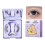 (Style 5) Professional Magnetic Eyelashes Fake False Lashes Set Kit + Applicator 1