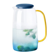 Glazen Kan met Deksel, Limonadekan, Theekan, Karaf van Borosilicaatglas, voor Warm en Koud Water, Dranken, Wijn, Thee