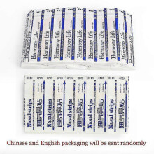(500pcs) 500pcs Nasal Strips Anti Snoring Improve Breath Stickers Nose Ventilation Pads Stop Snoring