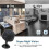 Wireless Bluetooth Magnetic Backup Camera, Backup Car Camera Rear View Screen Monitor System 2