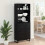 VidaXL vidaXL Highboard with Drawer 2 pcs Black Oak Engineered Wood 5