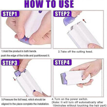 (For EU) Smooth Hair Eraser Laser, Silky Smooth Hair Eraser, Painless Hair Removal Tool, Women Laser Rechargeable Epilator Remover