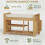 Homcom (Yellow) HOMCOM Shoe Bench Cushioned Seat 100 cm 5