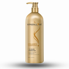 Acondicionador Lenziva Luxe Keratin Repair y Colágeno | Hidratación 72H, Control de Frizz, Reparación