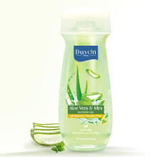 Duvon Plus Aloe Vera & Mint Duschgel 250Ml | PH-Balanserad Parabenfri Kroppstvätt | Kylande Formulering För Mjuk Hydrerad Hud