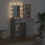 VidaXL vidaXL Dressing Table Set with Shelf 2 pcs Grey Sonoma Engineered Wood 5