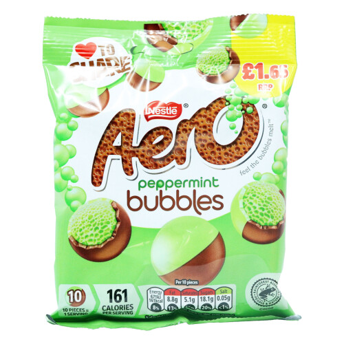 Aero Peppermint Bubbles Chocolate 12 x 80G