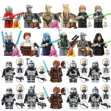 22PCS Star Wars Darth Malak Wolfpack Clone Commander Model Kid Toy Figure Fit Lego UK Priority Delivery