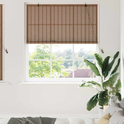 VidaXL vidaXL Roller Blind Brown 150 x 160 cm Bamboo