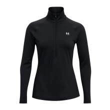 T-shirt à Zip ColdGear Authentics Under Armour pour Femme, Noir (001)/Blanc, Grand
