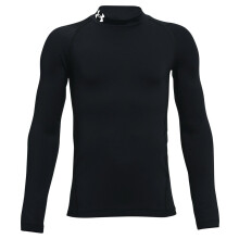 Under Armour T-shirt Longsleeve ColdGear Armour Garçon, Noir (001)/Blanc, Jeunesse X-Large