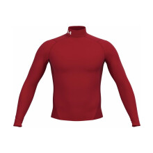 Under Armour Herr ColdGear Armour Kompression Mock, Röd (600)/Vit, 3X-Large