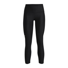 Leggings Under Armour Femme HeatGear Haute Taille Ankle Anti-Dérapants, Noir (001)/Blanc, X-Large Grand