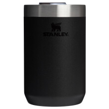 STANLEY Everyday Campmugg 12 oz | Drickgenomlock | Kopp för kaffe, te och drycker | Isolerad rostfri stål | BPA-fri | Svart 2.0