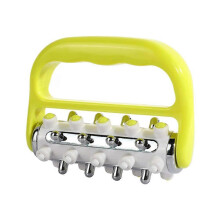 (yellow) Massage Roller Hand Massager Lymphatic Drainage & Fascia Massager