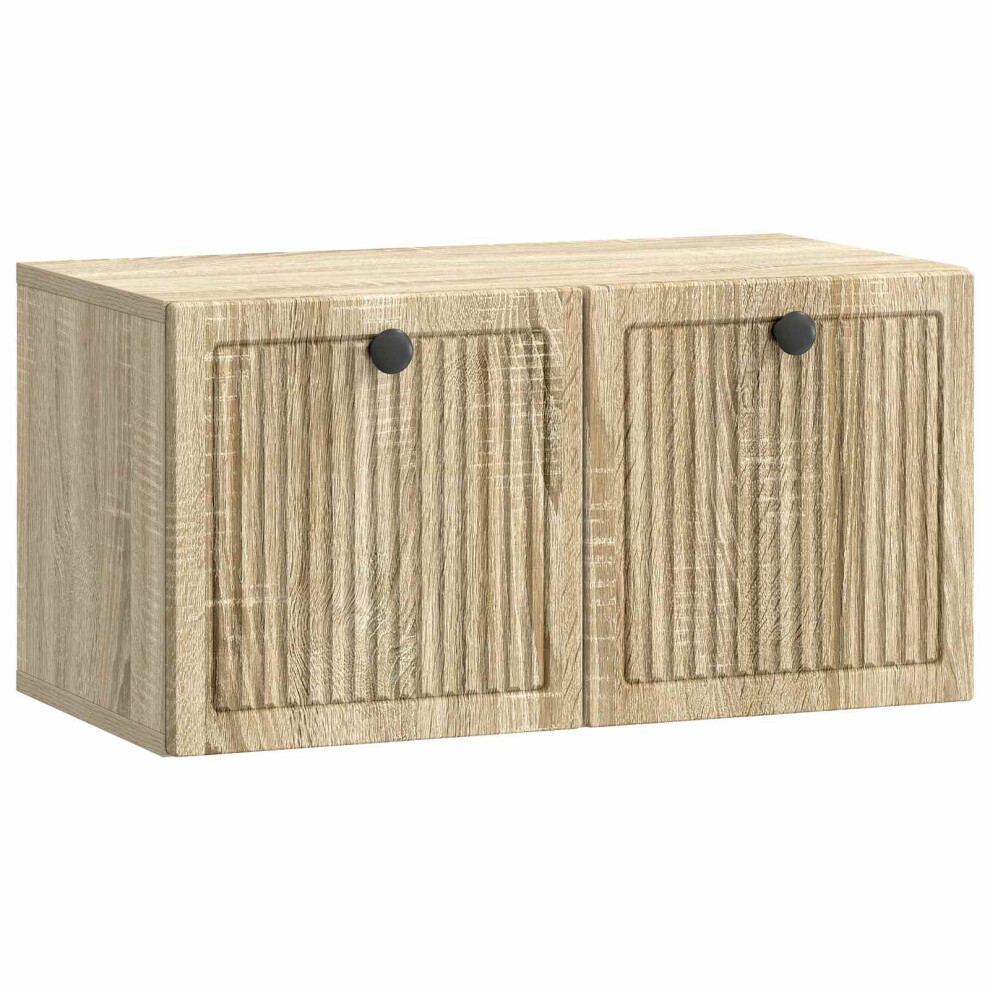 Vidaxl Wall-Mounted Tv Cabinet Sonoma Oak 59.5 X 31 X 30 Cm