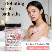 (lavender) Body Scrub Sea Salt Gentle Cleansing Bath Salt Exfoliating Scrub-1KG / 35.27 FL.OZ