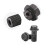 Iron Motorcycle Brake Banjo Bolt Kit 5pcs 15