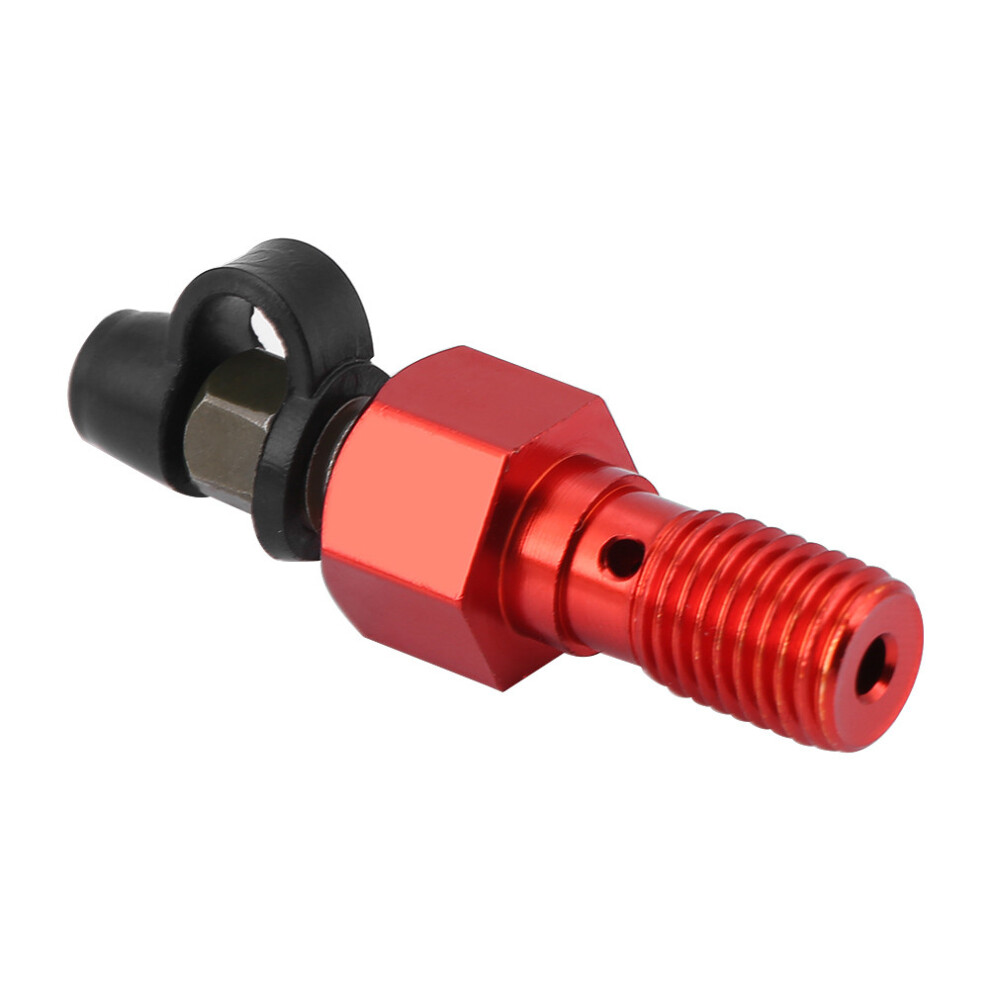 M10x1.25 Motorcycle Brake Bleed Nipple Red 7293282211285