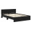 VidaXL vidaXL Bed Frame with Headboard Black Oak 140 x 200 cm Engineered Wood 4