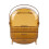 (yellow) Portable Large Capacity Light Luxury Cosmetic Storage Box 1
