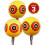 Balloon bird repellent - 3-pack - quick and effective solution to pest problems - scary eyeball balloons 1