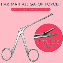 Hartmann Ear Picker Pliers Tongs Earwax Remover Micro Alligator Crocodile Nasal Forceps Ear Wax Canal Cleaner Clip Twee