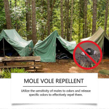 25-26 Mole Repellent - Powerful Vole Gopher Groundhog Rodent Repellant for Outdoor Lawn Garden Yard - Safe and Effective Gopher Mole Deterrent, Armadi
