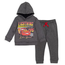 Disney Pixar Cars Blixt McQueen Fleece Hoodie & Byxor för Småpojkar 3T