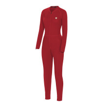 Mono con cremallera Carhartt para mujer, mezcla de algodón, rojo, mediano