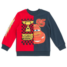 Disney Pixar Bilar Lightning McQueen Fleece Tröja för Småpojkar 5T