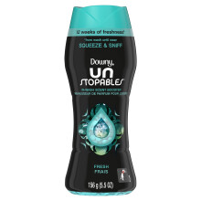Downy, Unstopables Perlas Aromatizantes para Lavado Fresco, 155 g