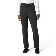Pantalón Cargo Scrub Leg Straight Carhartt Force Cross-Flex Mujer - Negro, S