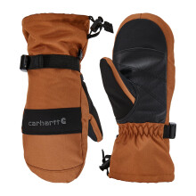 Carhartt Barnhands GL0845J Junior Vattentäta Isolerade Vantar - Medium - Brun/ Svart