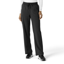 Pantalones Carhartt Scrubs para Mujer Force Cross-Flex Boot Cut, con 6 Bolsillos Negros