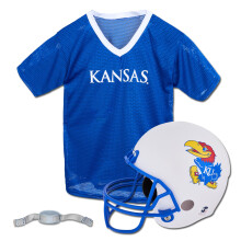 Franklin Sports Kansas Jayhawks Barnkläder College Football Set - NCAA Barnhjälm + Tröja Kostym Set