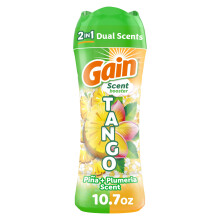 Gain Tango Perlas Aromatizantes 2 en 1, Aroma Pia y Plumeria, 10.7 oz