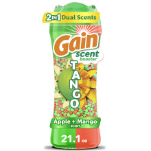 Gain Tango Perlas Aromatizantes 2 en 1 para Ropa, Aroma a Manzana y Mango, 21.1 OZ