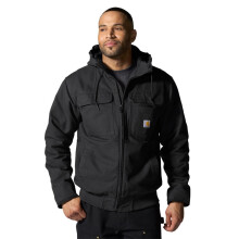 Chaqueta Carhartt de Hombre Full Swing de Algodón Aislada, Negra, XX-Large