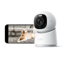 Caméra de Sécurité Intérieure eufy E30, 4K UHD, Caméra pour Animaux/Bébés avec App, Vision Nocturne Couleur