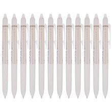 PILOT FriXion Waai Retractable & Refillable Erasable Gel Pennor, Extra Finspets 0,5 mm, Bronsbläck, 12-pack