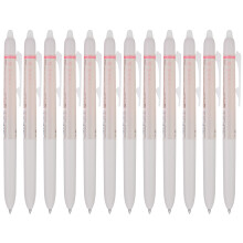 PILOT FriXion Waai Retractable & Refillable Erasable Gelpennor, Extra Fin Spets 0.5 mm, Ljusrosa Bläck, 12 Pack