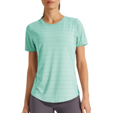 Women's Yoga Exercise T-Shirt Training Sports Short Sleeve Green S — womens sports t shirt, libin training shirt, green yoga shirt